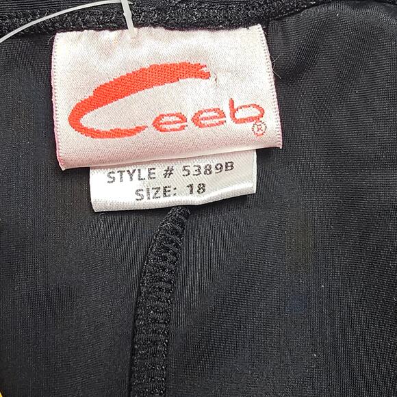 Ceeb Swimwear Plus Size Solid 6" Bikini Brief Size 18 Style #5389B - Picture 4 of 10